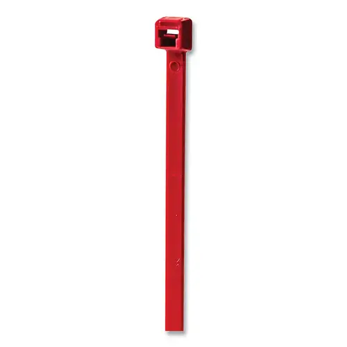 General Purpose Cable Tie, 50 lb Tensile Strength, 11.1 in L, Red, 1000 EA/BG - pack of 1000 General Purpose Cable Tie, 50 lb Tensile Strength, 11.1 in L, Red, 1000 EA/BG - pack of 1000