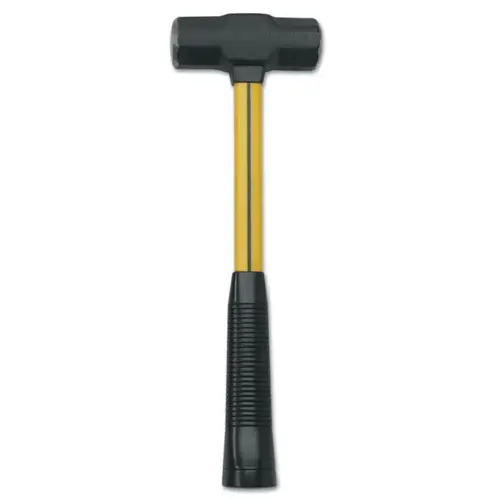 Blacksmith's Double-Face Steel-Head Sledge Hammer, 8 lb, 36 in Classic Handle Yellow - pack of 2