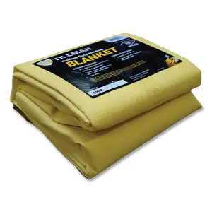 Tillman 590B1010 Welding Blanket, ArcDefender, 24 oz, Acrylic Fiberglass, 10 ft x 10 ft, Gold