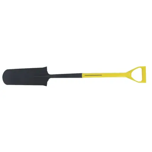 Ergo Power Drain Spade, 14 in x 4.75 in Round Pt Blade, 27 in Fiberglass D-Handle Ergo Power Drain Spade, 14 in x 4.75 in Round Pt Blade, 27 in Fiberglass D-Handle