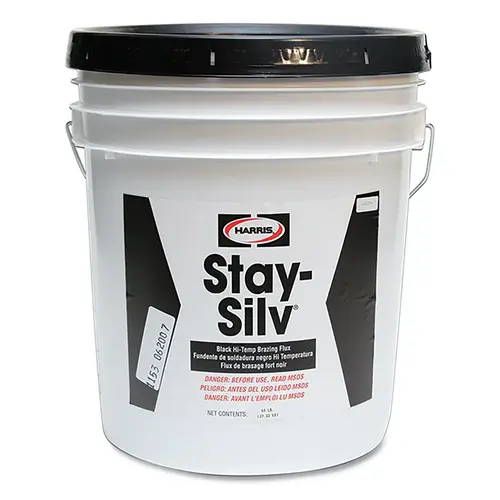 Stay-Silv Brazing Flux, 30 lb Pail, Black Stay-Silv Brazing Flux, 30 lb Pail, Black