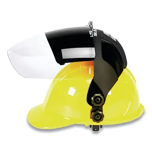 DP4 Series Multi-Purpose Faceshield, Flip-Up IR Window & Unv Hard Hat Slot Adaptor, AF/Clear, Sh 6 IR, 9 in H x 12.125 in L Clear; SH6 - pack of 4 DP4 Series Multi-Purpose Faceshield, Flip-Up IR Window & Unv Hard Hat Slot Adaptor, AF/Clear, Sh 6 IR, 9 in H x 12.125 in L Clear; SH6 - pack of 4