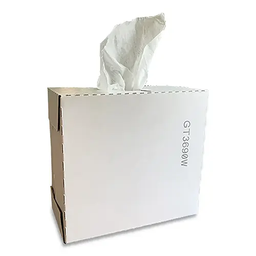 GT Series Spunlace Wipers, 16.75 in L x 9.4 in W, 126 Per Dispenser Box, White - pack of 10 GT Series Spunlace Wipers, 16.75 in L x 9.4 in W, 126 Per Dispenser Box, White - pack of 10