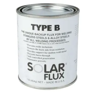 Harris S0FB01 SOLAR  FLUX Type B Welding Flux, Powder, 1 lb Can Silver