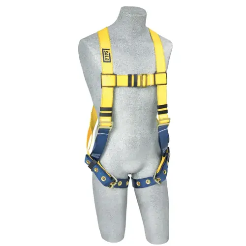 Delta Construction Style Harnesses, Back D-Ring, Universal Yellow/Navy Delta Construction Style Harnesses, Back D-Ring, Universal Yellow/Navy