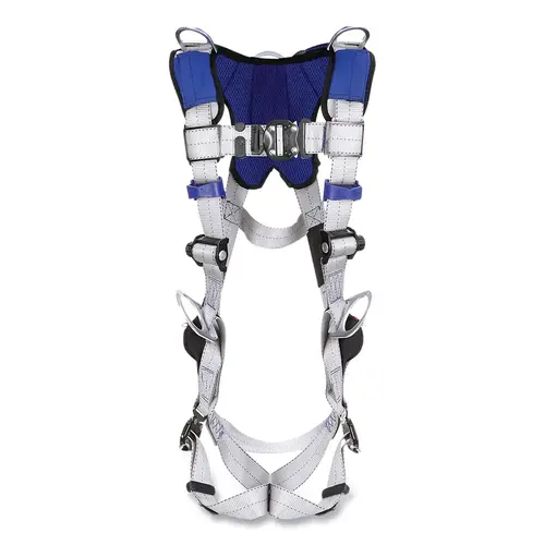 ExoFit X100 Comfort Vest Positioning/Retrieval Safety Harness, Back/Hip/Shoulder D-Rings, Small, Quick-Connect Gray ExoFit X100 Comfort Vest Positioning/Retrieval Safety Harness, Back/Hip/Shoulder D-Rings, Small, Quick-Connect Gray