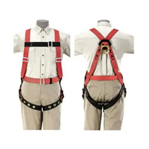 Full-Body Fall-Arrest Harness, D-Ring, 2X-Large Full-Body Fall-Arrest Harness, D-Ring, 2X-Large