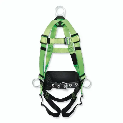 Contractor Harness, Side/Back D-Rings, XX-Large, Chest/Legs Pass Thru/Torso Friction - pack of 5 Contractor Harness, Side/Back D-Rings, XX-Large, Chest/Legs Pass Thru/Torso Friction - pack of 5