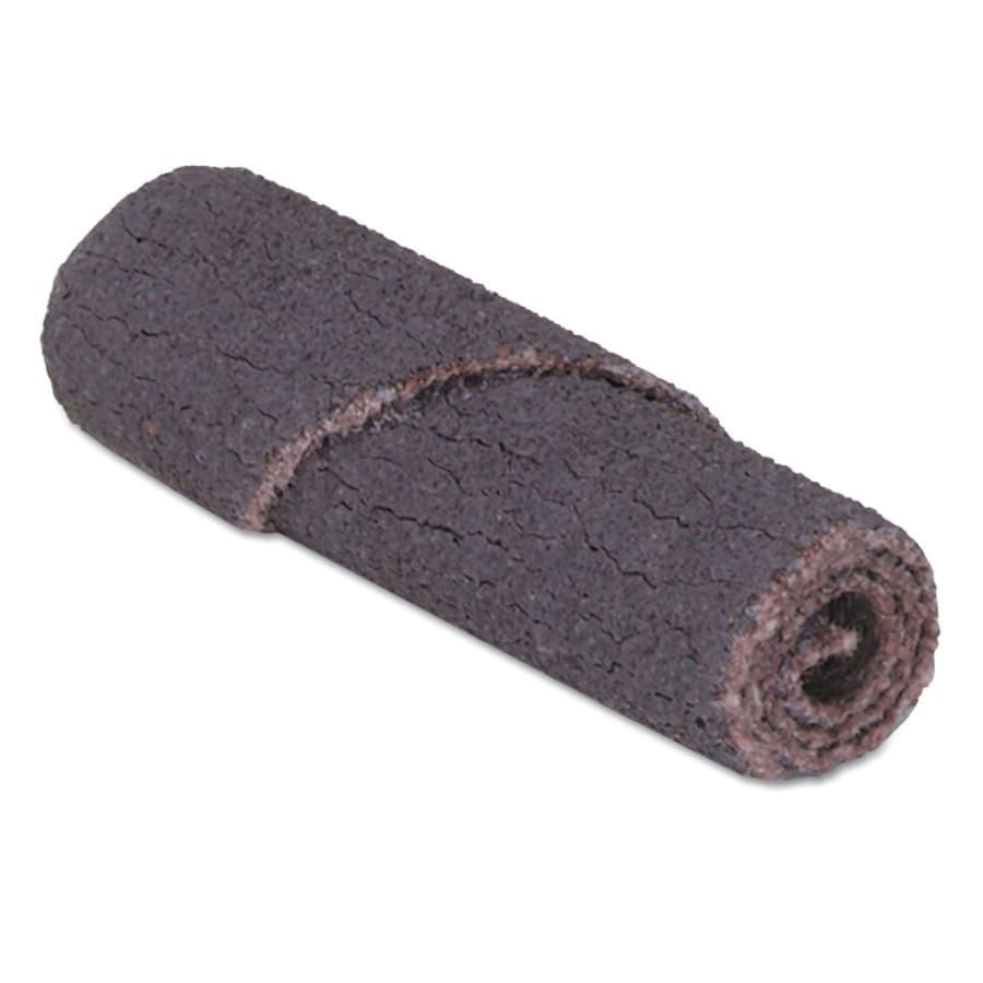 Rouleau Complet De Manchons Abrasifs Coniques 3/8"x1-1/2"x1/8" Grain 120 Oxyde D'aluminium - 100 Pièces Arc Abrasives