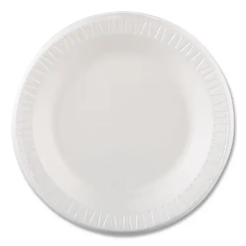 Quiet Classic  Laminated Foam Dinnerware, 10-1/4 in, White - pack of 4