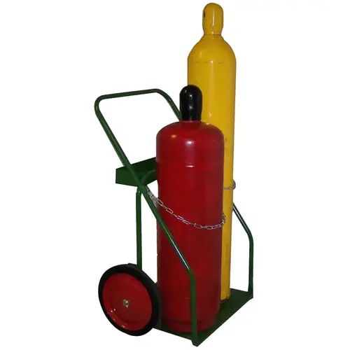800 Series Cart, 2 Cylinders, 9-1/2 in and 12-1/2 in dia Cylinders, 14 in Semi-Pneumatic Wheels 800 Series Cart, 2 Cylinders, 9-1/2 in and 12-1/2 in dia Cylinders, 14 in Semi-Pneumatic Wheels