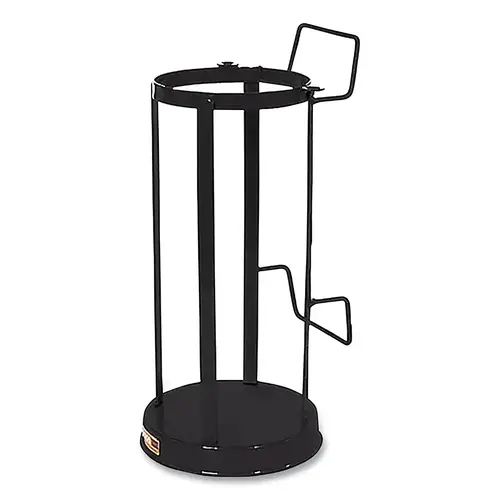 Cylinder Stand, Nitrogen, Holds Single 20 cu ft Cylinder Black Cylinder Stand, Nitrogen, Holds Single 20 cu ft Cylinder Black