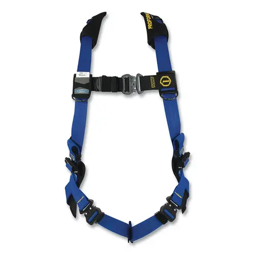 ProForm F3 Full Body Harness, Back D-Ring, Medium/Large, Quick Connect Blue; Black ProForm F3 Full Body Harness, Back D-Ring, Medium/Large, Quick Connect Blue; Black