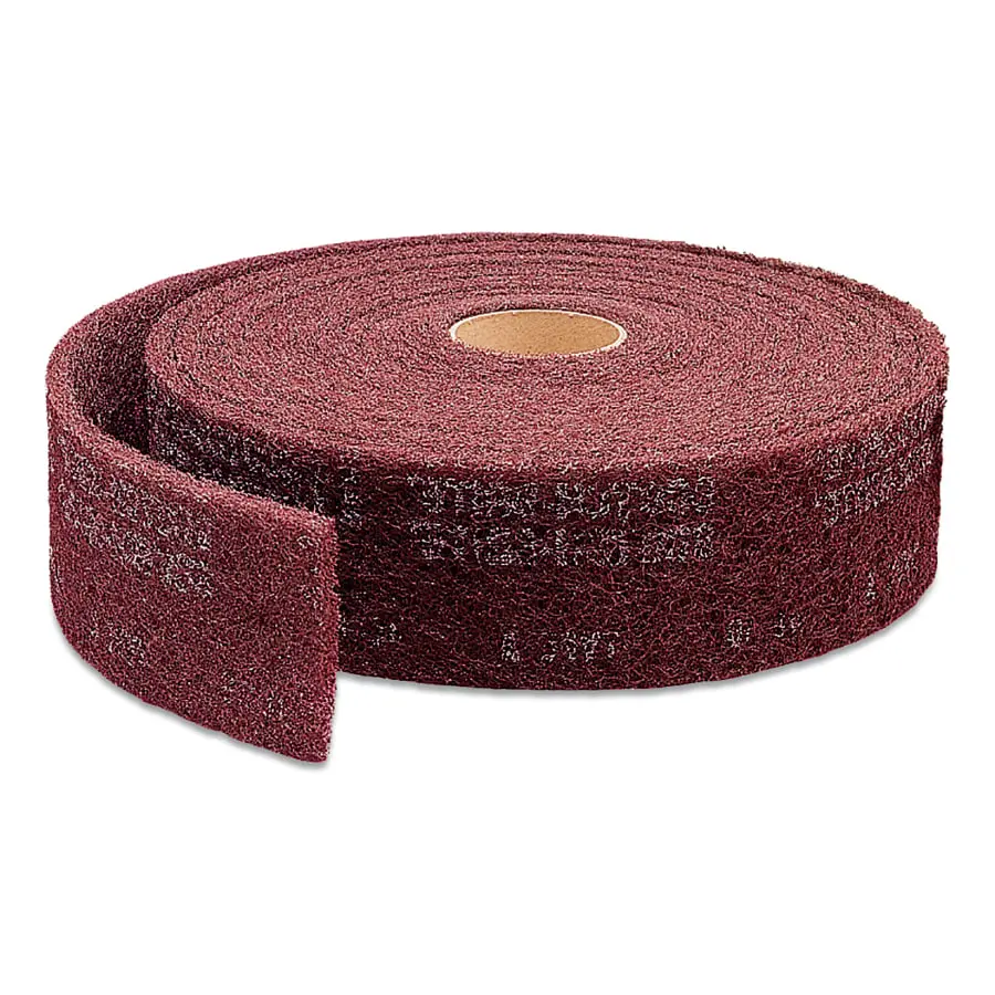 Scotch-Brite Clean and Finish Rolls 6 in x 30 ft Very Fine Maroon 2 per case - pack of 2 048011-00276 Scotch-Brite Clean and Finish Rolls 6 in x 30 ft Very Fine Maroon 2 per case - pack of 2 048011-00276