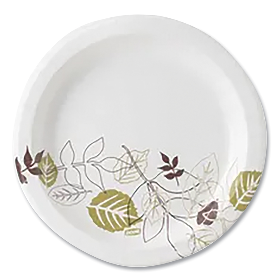 DIXIE UX9 Medium-Weight Paper Plate, 9 in, Pathways  Pathways - pack of 8