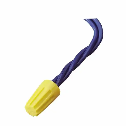Wire-Nut  Wire Connector, Yellow,100 per Box