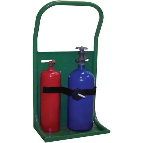 Tote Series Carts, Holds 2 Cylinders, 3 1/2 in-7 in dia. Green Tote Series Carts, Holds 2 Cylinders, 3 1/2 in-7 in dia. Green