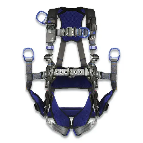 ExoFit X300 Comfort Oil and Gas Climbing/Suspension Safety Harness, Bk/Fr/Waist/Ext D-Rings, Med, Auto-Locking QC/Rev/Tongue Gray ExoFit X300 Comfort Oil and Gas Climbing/Suspension Safety Harness, Bk/Fr/Waist/Ext D-Rings, Med, Auto-Locking QC/Rev/Tongue Gray