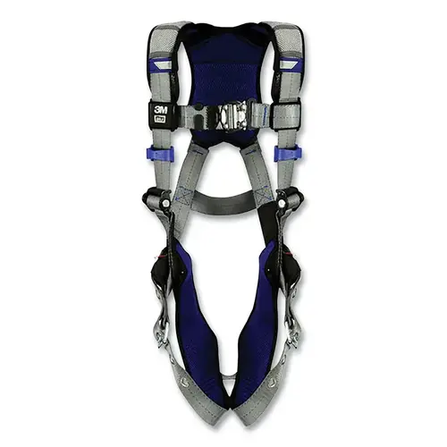 ExoFit X200 Comfort Vest Safety Harness, Back D-Ring, Small, Tongue Buckle/Pass-Thru Gray ExoFit X200 Comfort Vest Safety Harness, Back D-Ring, Small, Tongue Buckle/Pass-Thru Gray