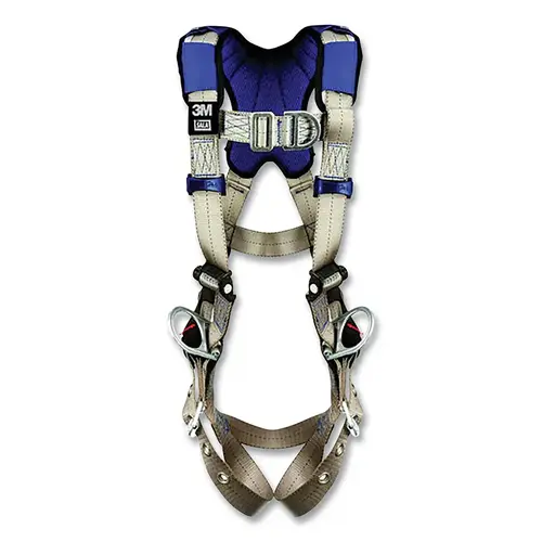 ExoFit X100 Comfort Vest Climbing/Positioning Safety Harness, Back/Front/Hip D-Rings, 2X-Large, Pass-Thru/Tongue Buckle Gray ExoFit X100 Comfort Vest Climbing/Positioning Safety Harness, Back/Front/Hip D-Rings, 2X-Large, Pass-Thru/Tongue Buckle Gray