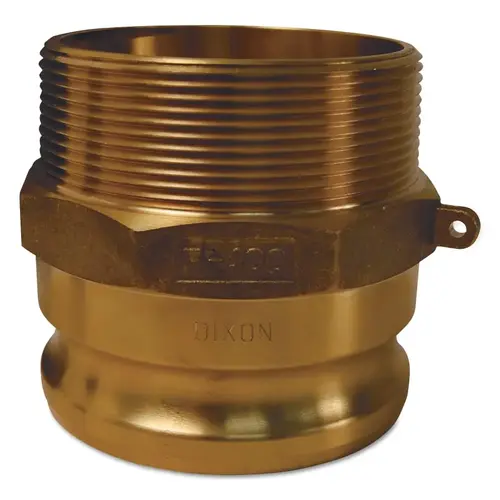 Global Type F Adapters, 1 in, Male/Male, Brass Global Type F Adapters, 1 in, Male/Male, Brass