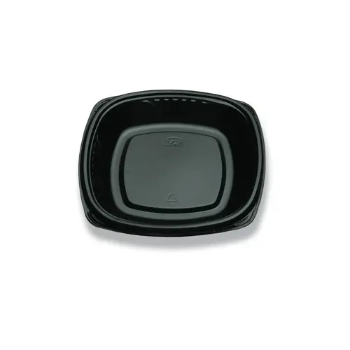 Forum 7x7 inch Square Polystyrene Disposable Plate, Black, Case of 432 Forum 7x7 inch Square Polystyrene Disposable Plate, Black, Case of 432