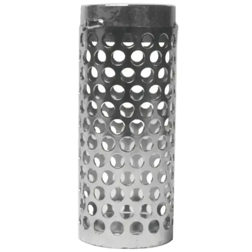 Threaded Long Thin Round Hole Strainers, 3 in Inlet Threaded Long Thin Round Hole Strainers, 3 in Inlet