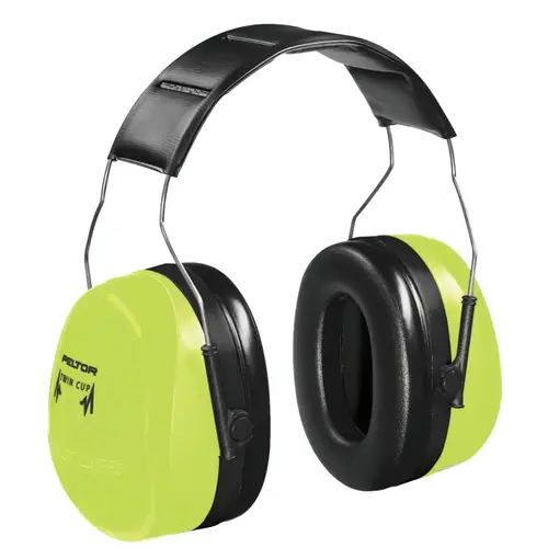 PELTOR Optime 105 Earmuff, 30 dB NRR, Hi-Viz Green, Over-the-Head PELTOR Optime 105 Earmuff, 30 dB NRR, Hi-Viz Green, Over-the-Head