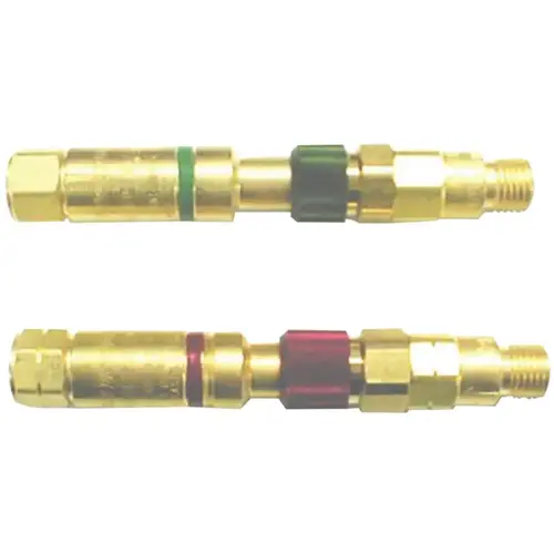 Safemate Quick Connect Set w/Flash Arrestors, Regulator to Hose, Oxygen/Fuel Gas Safemate Quick Connect Set w/Flash Arrestors, Regulator to Hose, Oxygen/Fuel Gas