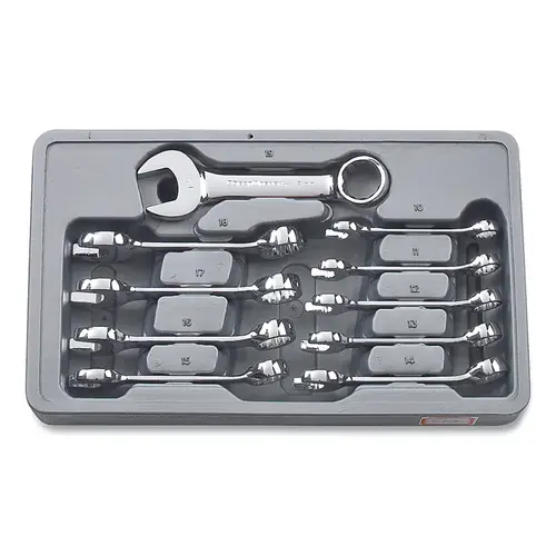 10 Pc. 12 Point Stubby Combination Metric Wrench Set - pack of 5 10 Pc. 12 Point Stubby Combination Metric Wrench Set - pack of 5