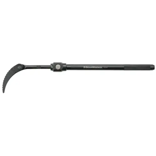 Indexing Pry Bar, Round Stock, 5.5 L Blade, Grooved Head Profile, Extendable, 21 in to 33 in Indexing Pry Bar, Round Stock, 5.5 L Blade, Grooved Head Profile, Extendable, 21 in to 33 in