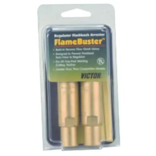 Flamebuster Plus Torch Flashback Arrestors, FBP-1; Heavy Duty, Oxy/Fuel, Torch Flamebuster Plus Torch Flashback Arrestors, FBP-1; Heavy Duty, Oxy/Fuel, Torch