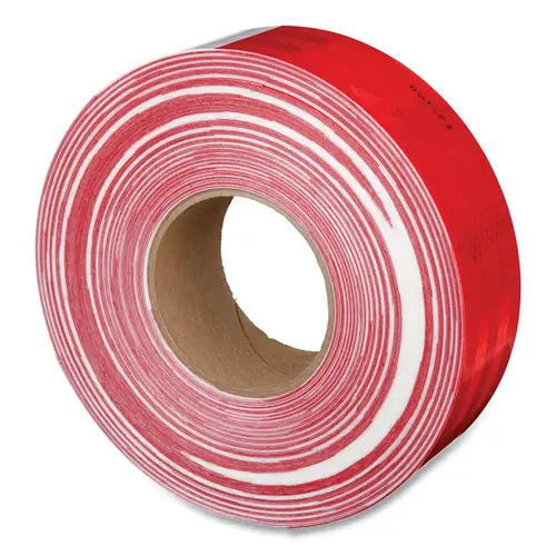 Diamond Grade Conspicuity Marking 983 Series, Red/ White, 2 in W, 50 yd L Diamond Grade Conspicuity Marking 983 Series, Red/ White, 2 in W, 50 yd L