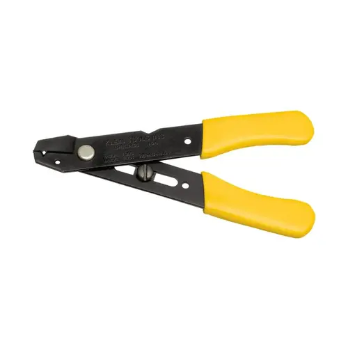 Compact Wire Stripper/Cutter, 5 in Long, 26-12 AWG Solid/Stranded, Yellow
