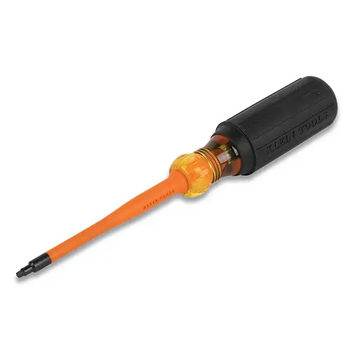 Slim-Tip Insulated Screwdriver, 1000 V, #1 Square, 4 in L - pack of 6