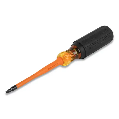 Slim-Tip Insulated Screwdriver, 1000 V, #2 Square, 4 in L - pack of 6