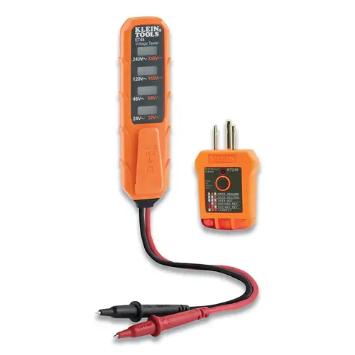 AC/DC Voltage and GFCI Receptacle Outlet Tester Kit AC/DC Voltage and GFCI Receptacle Outlet Tester Kit
