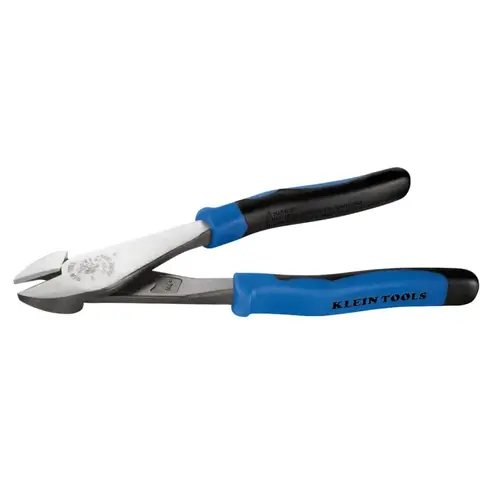 High-Leverage Diagonal Cutting Pliers, 8 1/8 in, Journeyman  Dual-Material Handles