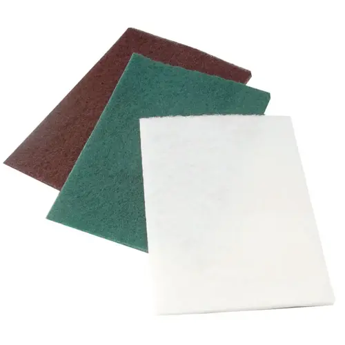 Non-Woven Hand Pads, Medium, Green - pack of 60