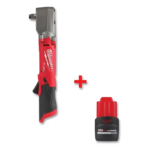 M12 FUEL Impact Wrench, Right Angle, 1/2 in, 3000 RPM, 12 Volt, With Friction Ring, With Free Battery M12 FUEL Impact Wrench, Right Angle, 1/2 in, 3000 RPM, 12 Volt, With Friction Ring, With Free Battery