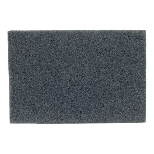 Hand Sanding Pad: 6 x 9", Silicon Carbide, Medium Grade, Gray