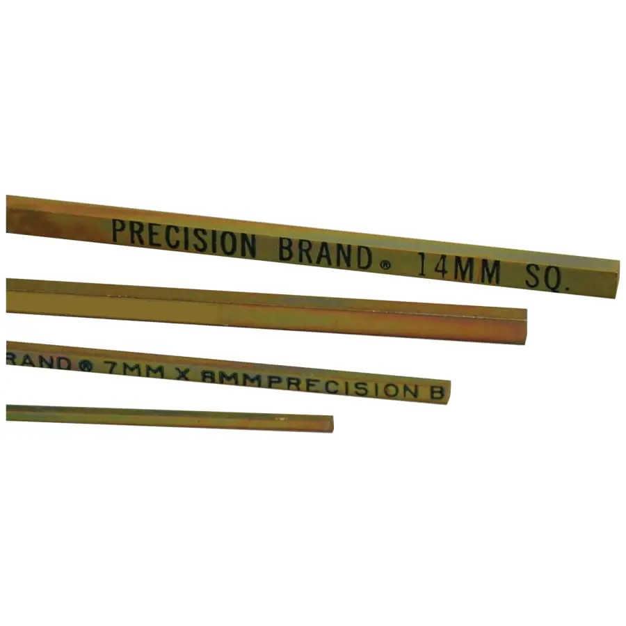 Precision Brand 7MMX7MMX12 SQUARE METRIC KEYSTOCK DICHROMATE - pack of 6 04025 Precision Brand 7MMX7MMX12 SQUARE METRIC KEYSTOCK DICHROMATE - pack of 6 04025