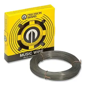 Precision Brand 21216 Music Wire, Round, 0.016 in Wire dia, +/-0.0004 in, Approximate 1464 ft per lb, 1/4 lb Coil