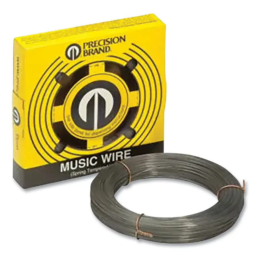 Precision Brand Music Wire Round 0.022 in Wire dia +/-0.0004 in Approximate 774 ft per lb 1 lb Coil 21022 Precision Brand Music Wire Round 0.022 in Wire dia +/-0.0004 in Approximate 774 ft per lb 1 lb Coil 21022
