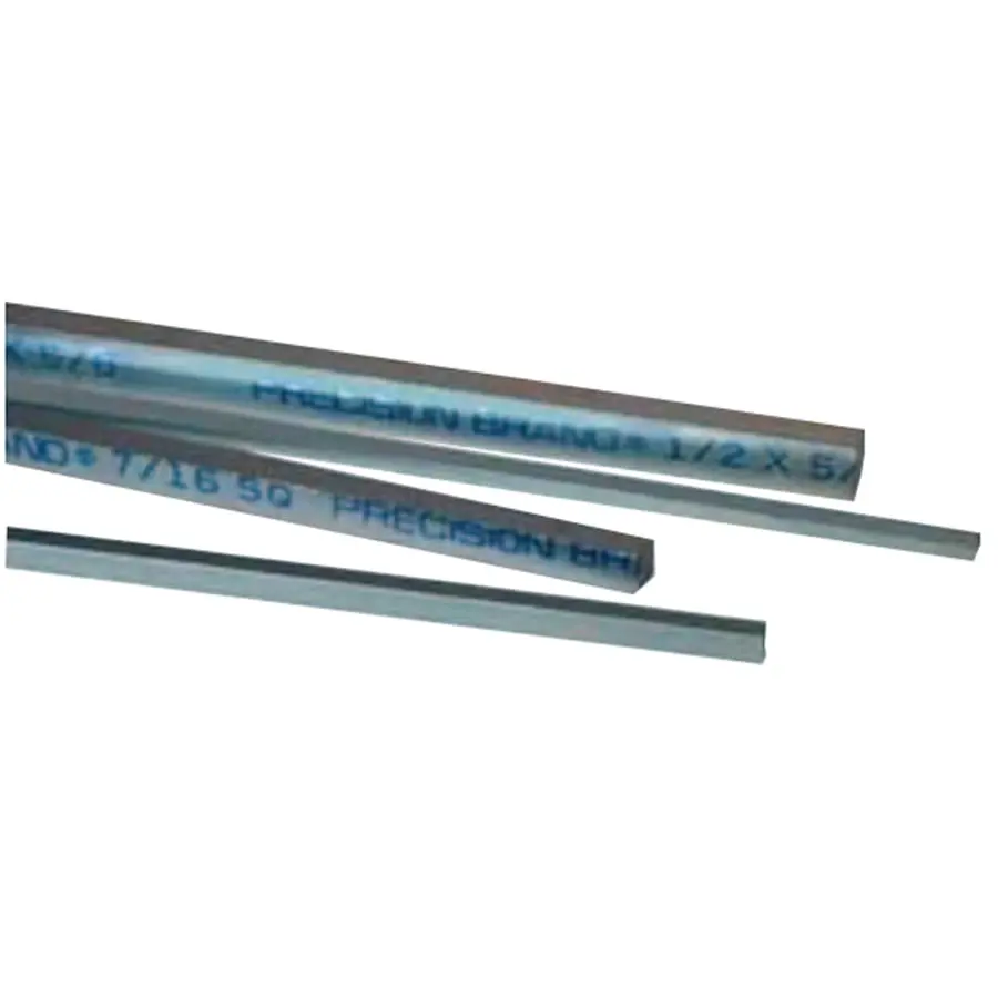 Precision Brand Square Zinc Plated Keystocks 9/16 in x 12 in 4 per bundle 14400