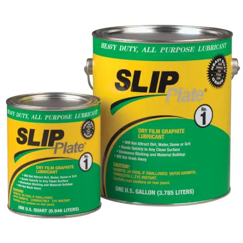 SLIP Plate No. 1 Dry Film Lubricants, 1 qt Can - pack of 6 SLIP Plate No. 1 Dry Film Lubricants, 1 qt Can - pack of 6