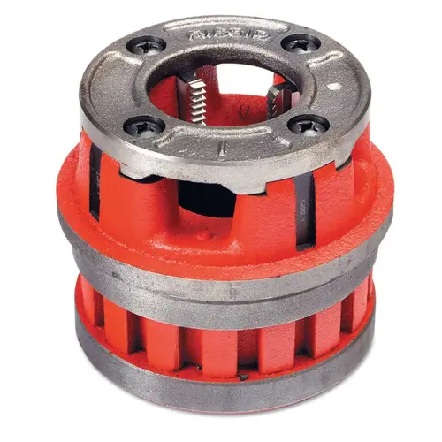 Manual Threading/Pipe and Bolt Die Head Complete w/Dies, 1-1/2 in-11-1/2 NPT, 12-R, Alloy RH
