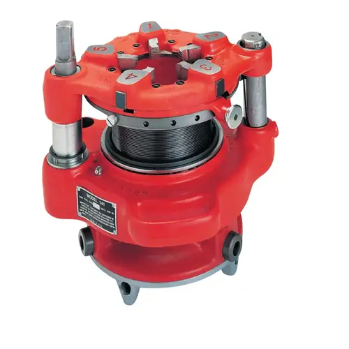 Manual Receding Geared Threader, Model 141, 2-1/2 in NPT to 4 in (NPT) Pipe Capacity Manual Receding Geared Threader, Model 141, 2-1/2 in NPT to 4 in (NPT) Pipe Capacity