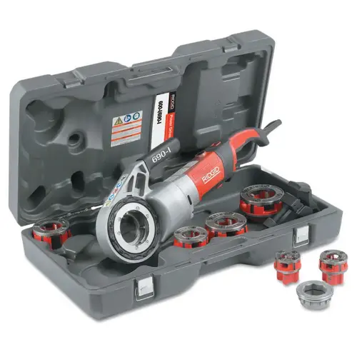 690-I Hand-Held Power Drive, 1/2 in to 2 in Pipe Capacity 690-I Hand-Held Power Drive, 1/2 in to 2 in Pipe Capacity