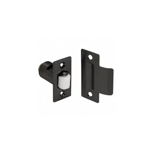 Nylon Roller Catch With Strike - Dull Bronze Nylon Roller Catch With Strike - Dull Bronze